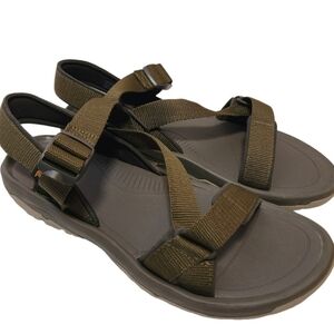 NWOB TEVA HURRICANE SIZE 13 S/N 1091588 OLIVE HUNTER GREEN MEN'S SANDALS SHOE